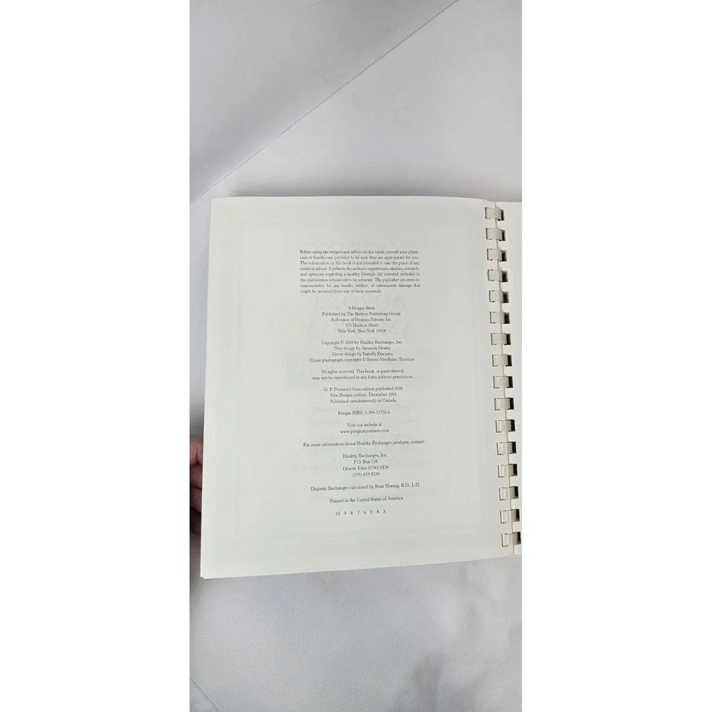 Cooking Healthy Across America‎ JoAnna Lund Cookbook Spiral Healthy Exchanges